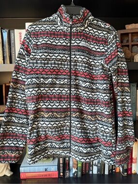 Columbia Kids Full-Zip Fleece Jacket - Black, White, Red, Brown